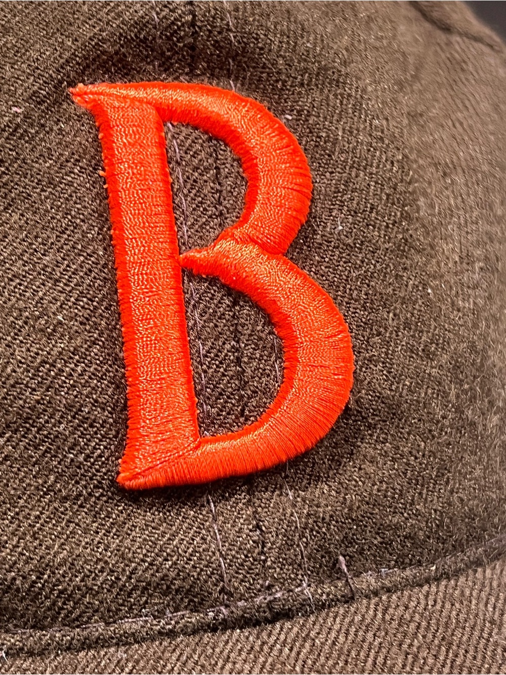 Nike Cleveland Browns NFL Official Sideline Equipment Cap Hat Brown Size 7 3/4